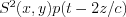 S^{2}(x,y)p(t-2z/c)