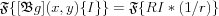 $
\mathfrak{F} \{ [\mathfrak{B}g](x,y)\{ I \} \} = \mathfrak{F} \{ RI *(1/r)  \}